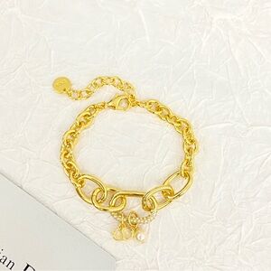 Dior Gold Charm Bracelet